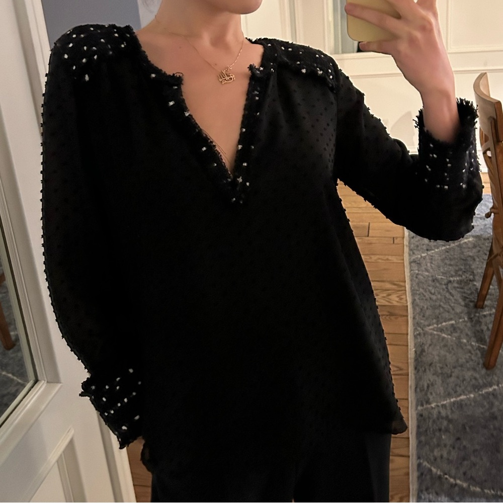 Polka dot top from Zara, size S!!